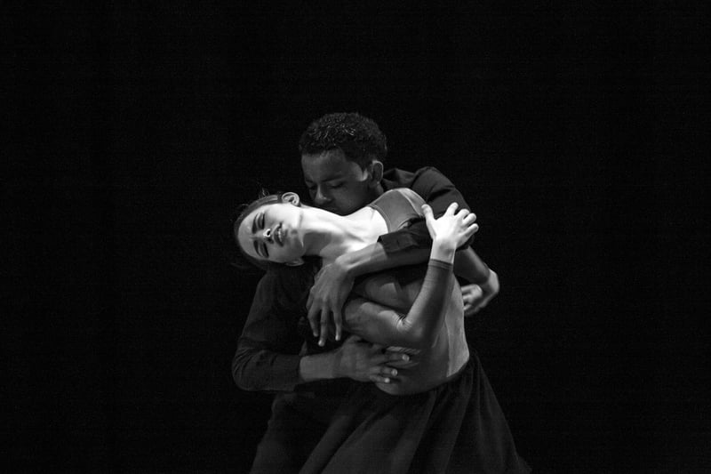 Salsa dance couple